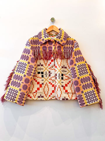 Marley Welsh Tapestry Blanket Chore Jacket