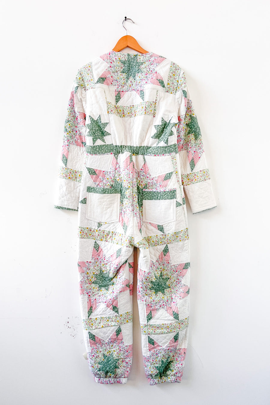 Stella Quilted Patchwork Star Boilersuit