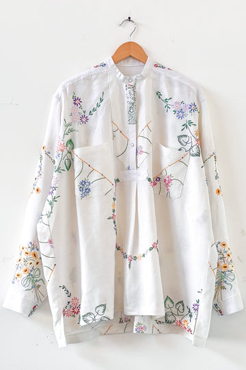 Margo Hand Embroidered Painters Shirt