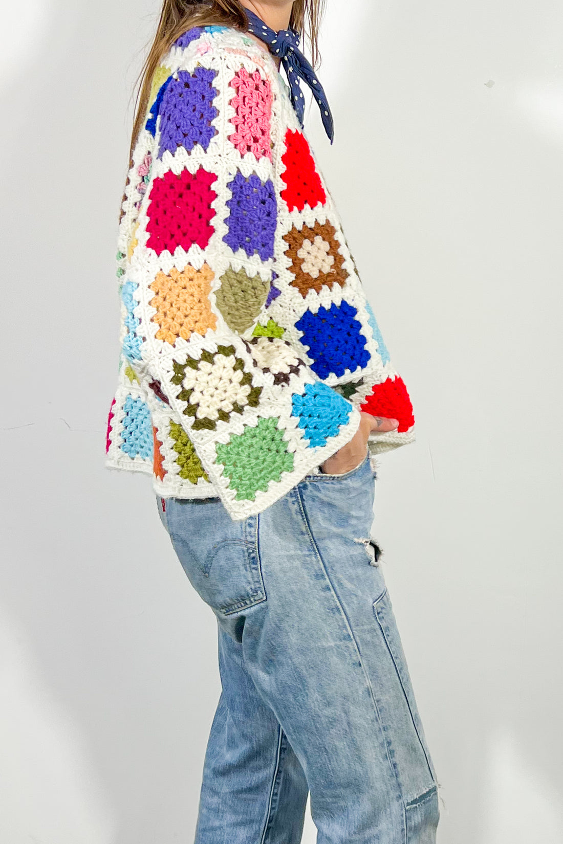 Remi Granny Square Crochet Jumper
