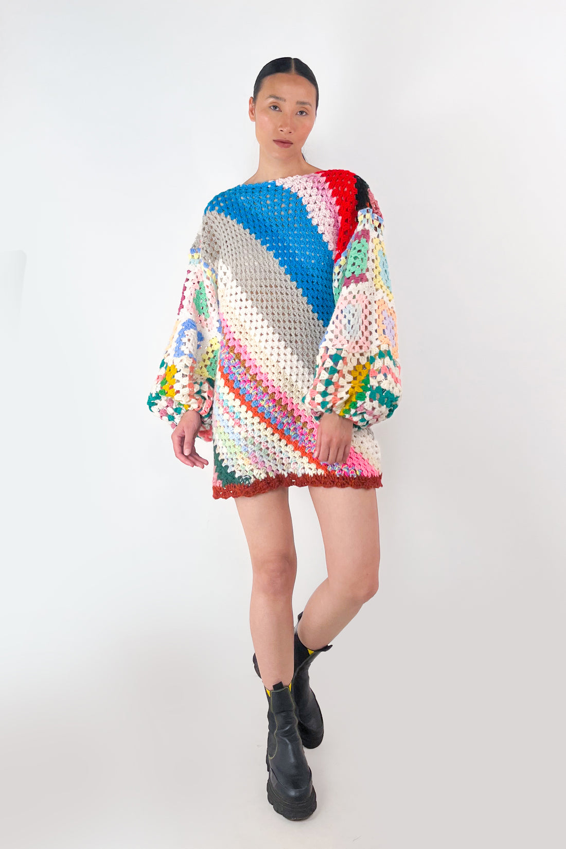 Gigi Crochet Jumper Dress