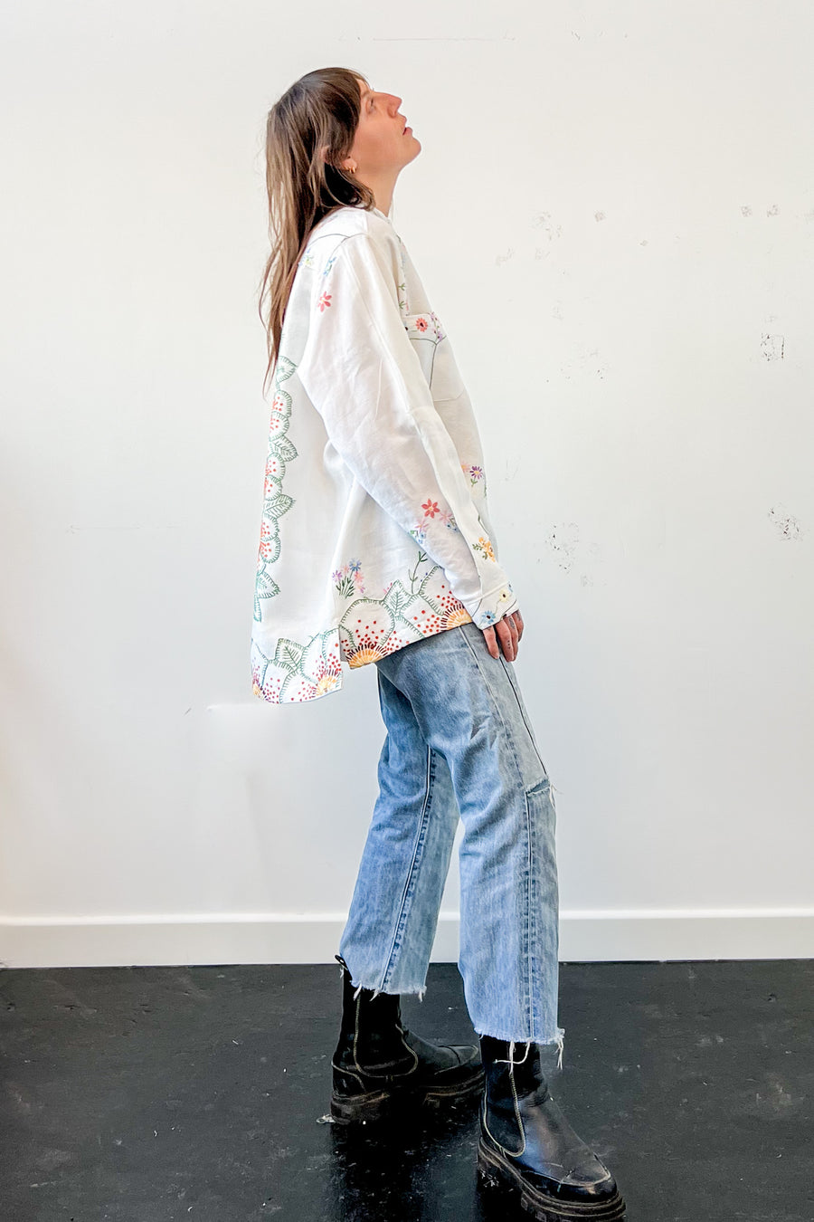 Margo Hand Embroidered Painters Shirt