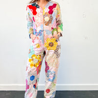 Stella Quilted Patchwork Boilersuit