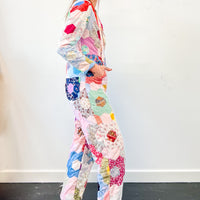 Stella Patchwork Floral Boilersuit