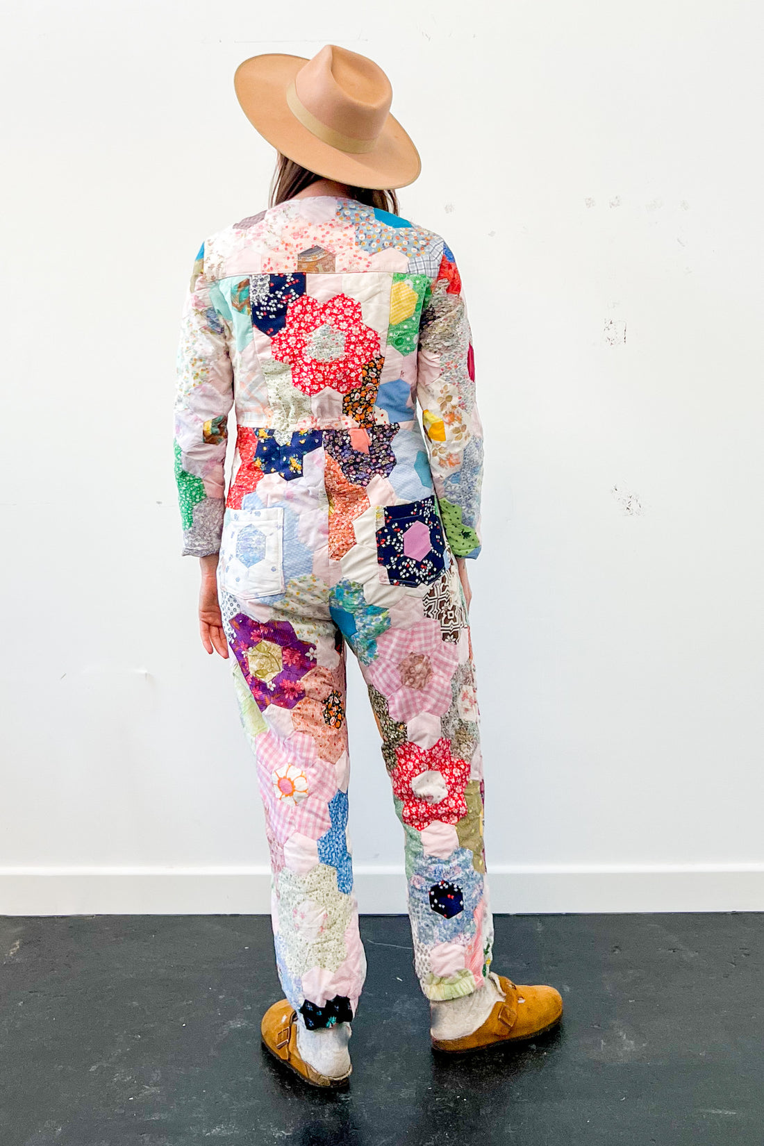 Stella Patchwork Quilt Flower Boilersuit