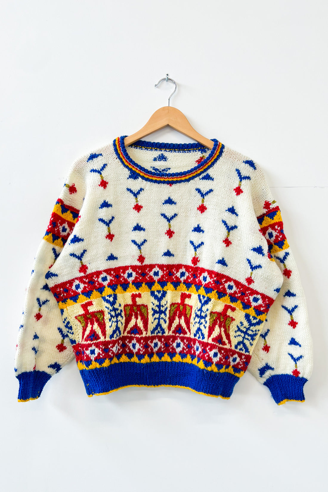 Vintage Eagle Aztec Knit Jumper