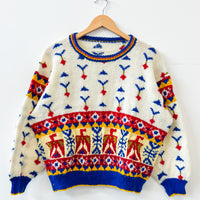 Vintage Eagle Aztec Knit Jumper