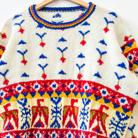 Vintage Eagle Aztec Knit Jumper