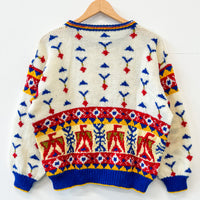 Vintage Eagle Aztec Knit Jumper