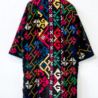 Vintage Cross Stitch Corduroy Jacket