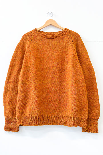 Vintage Burnt Orange Knit Jumper