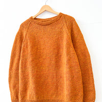 Vintage Burnt Orange Knit Jumper