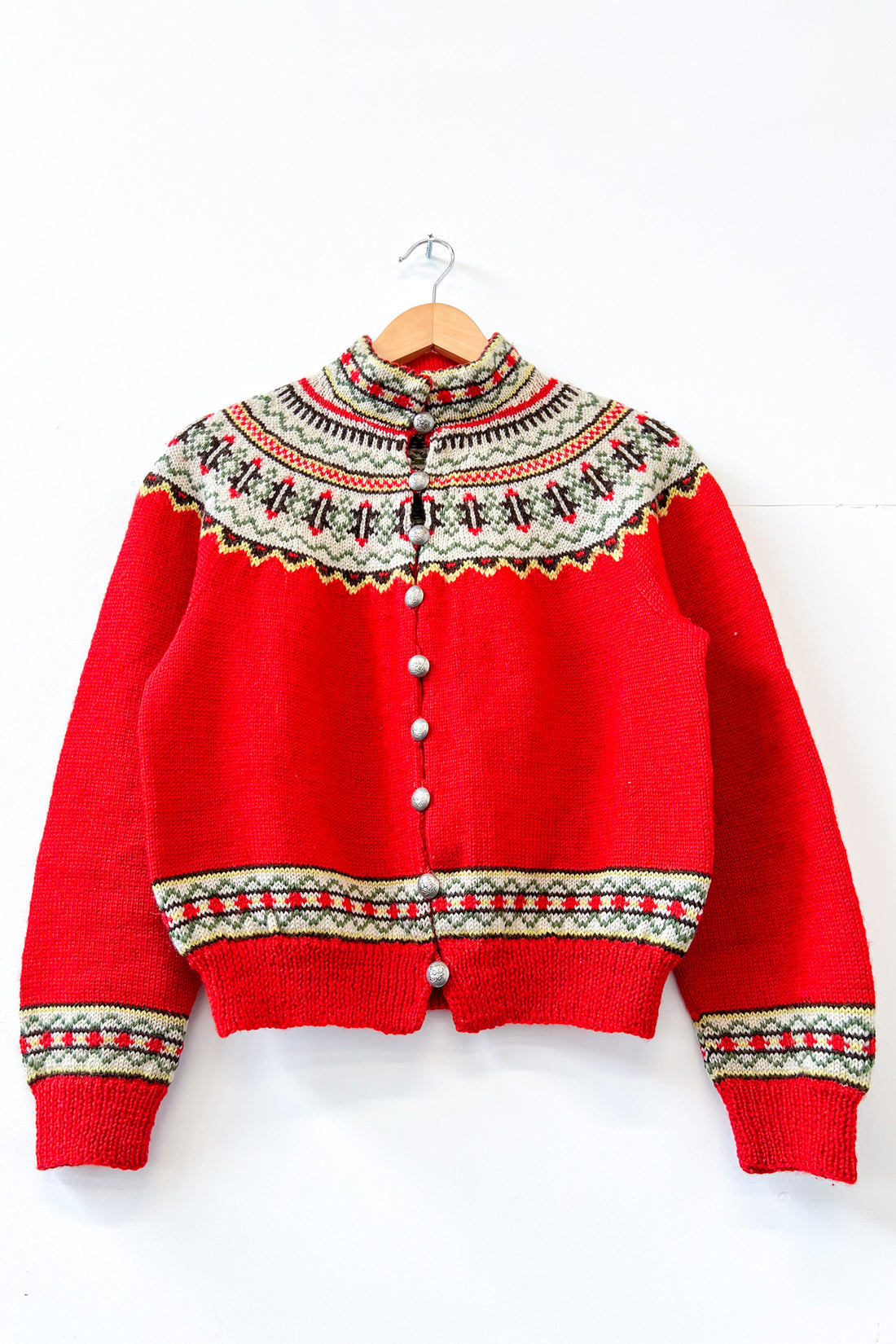 Vintage Icelandic Fairisle Cardigan