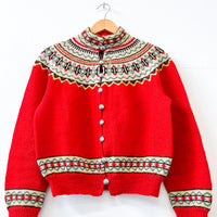 Vintage Icelandic Fairisle Cardigan