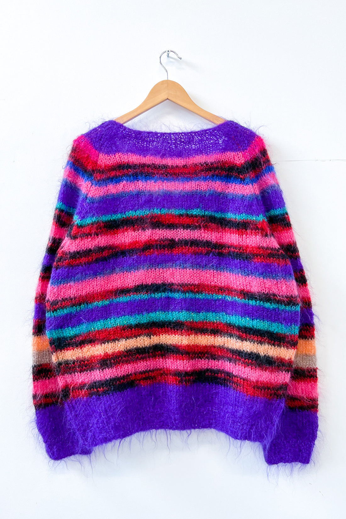 Vintage Mohair Stripe Knit Jumper