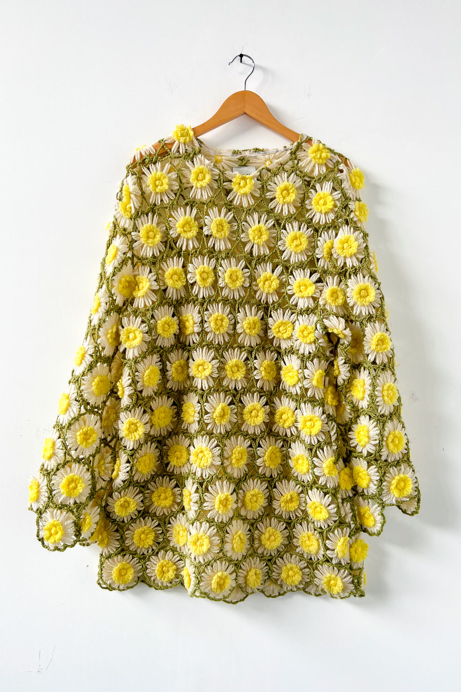 Gigi Hand Crochet Flower Jumper Dress