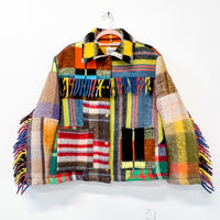 Marley Patchwork Wool Chore Jacket