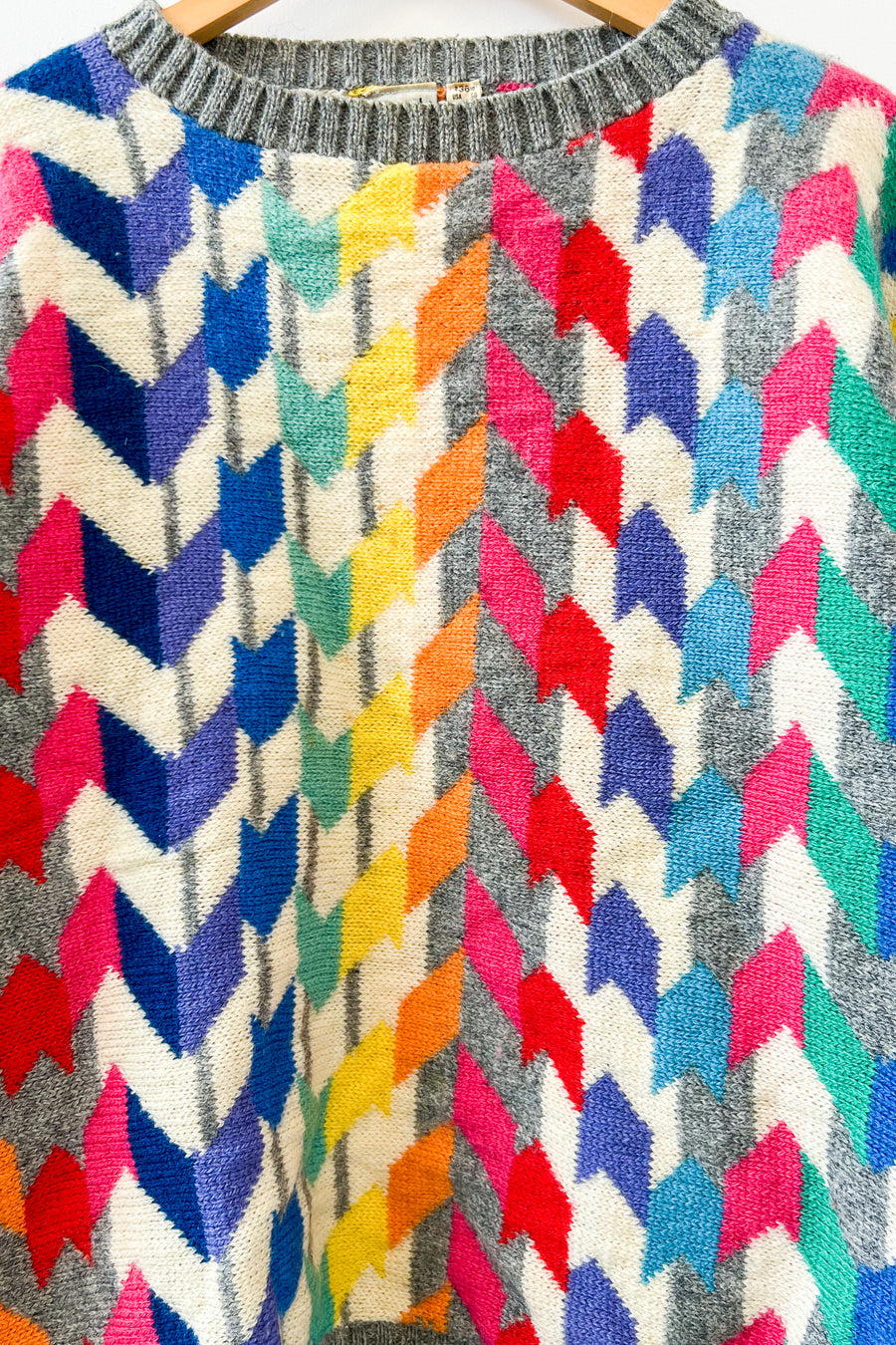 Vintage Chevron Knit Jumper